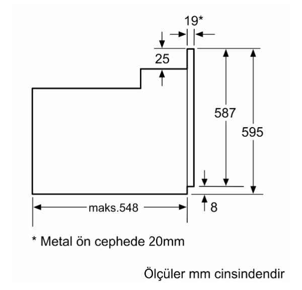 iQ500 Ankastre Fırın 60 x 60 cm darkSteel Line, HB237FEG5T