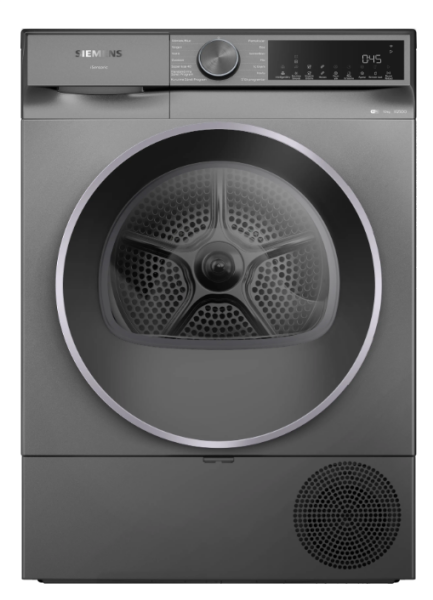 iQ500 Isı Pompalı Kurutma Makinesi 10 kg Antrasit - WQ52J20RTR