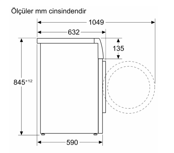 iQ500 Çamaşır Makinesi 10 kg maks. 1400 dev./dak. - WG54K2Y0TR