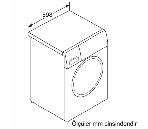 iQ500 Çamaşır Makinesi 11 kg 1400 dev./dak.  - WG64K2F0TR