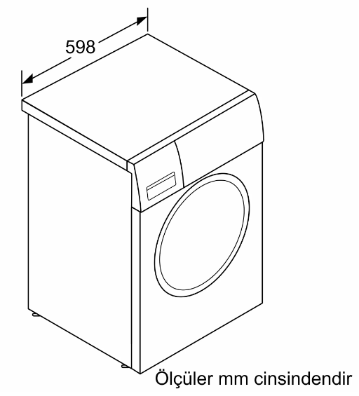 iQ300 Çamaşır Makinesi 9 kg 1200 dev./dak. WM12N200TR
