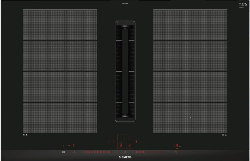 iQ700 Davlumbaz Entegreli İndüksiyon Ocak,, 80 cm Çerçeveli Montaj, EX875LX57E