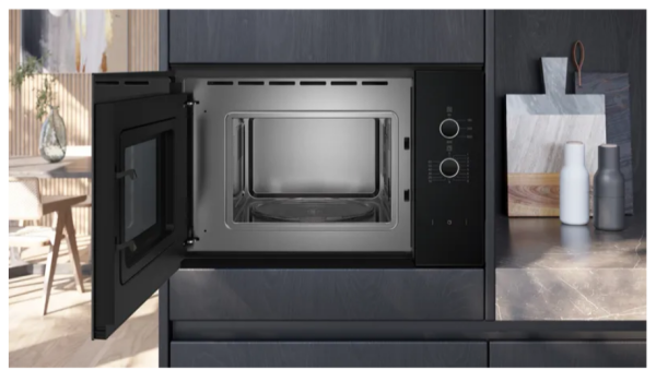 iQ300 Ankastre mikrodalga fırın siyah - BF520LMA1