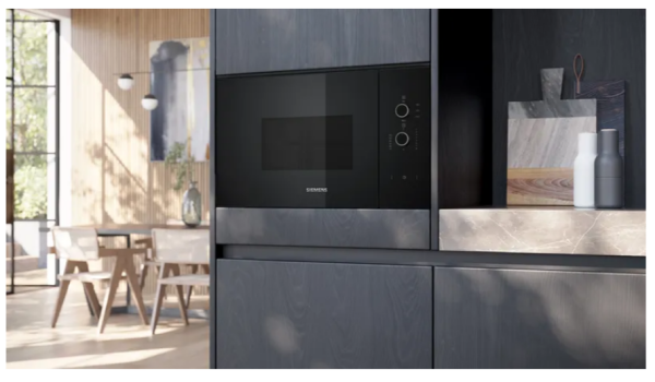 iQ300 Ankastre mikrodalga fırın siyah - BF520LMA1