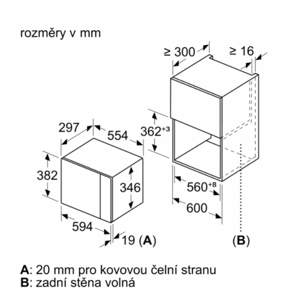 iQ300 Ankastre mikrodalga fırın siyah - BF520LMA1
