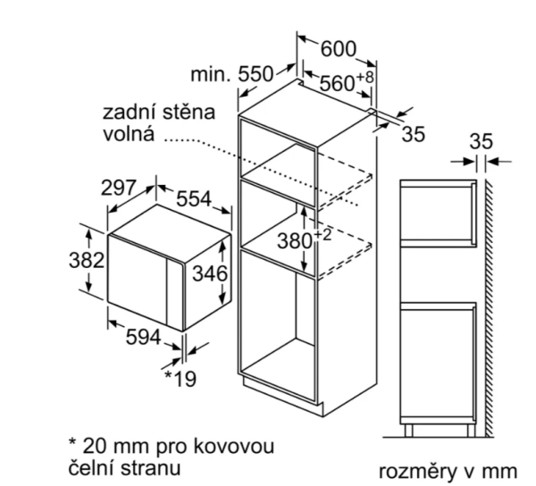 iQ300 Ankastre mikrodalga fırın siyah - BF520LMA1