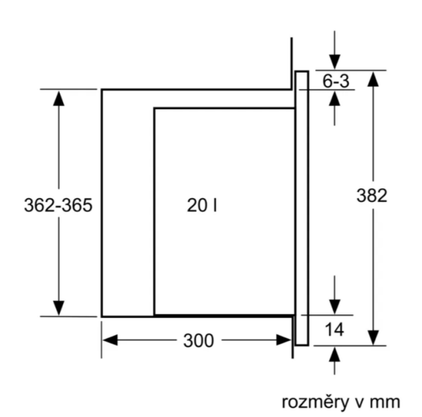 iQ300 Ankastre mikrodalga fırın siyah - BF520LMA1