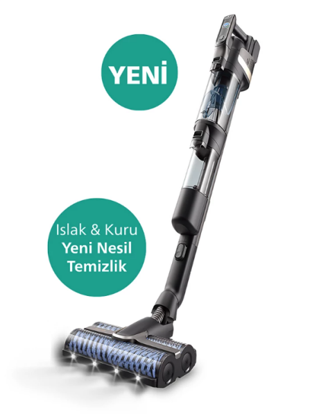 9000 Serisi AquaTrio Islak&Kuru Kablosuz Dikey Süpürge XW9463/11