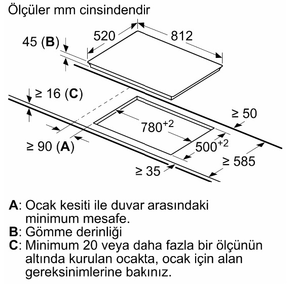 iQ500 Elektrikli Ocak 80 cm Siyah, Çerçeveli Montaj, ET875LMV1D