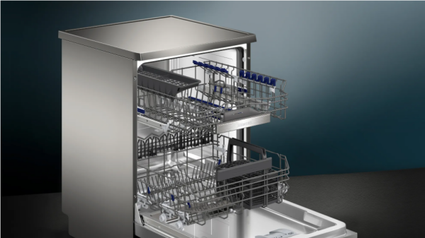 iQ500 Solo Bulaşık Makinesi 60 cm Gümüş Inox, SN25EI82AT