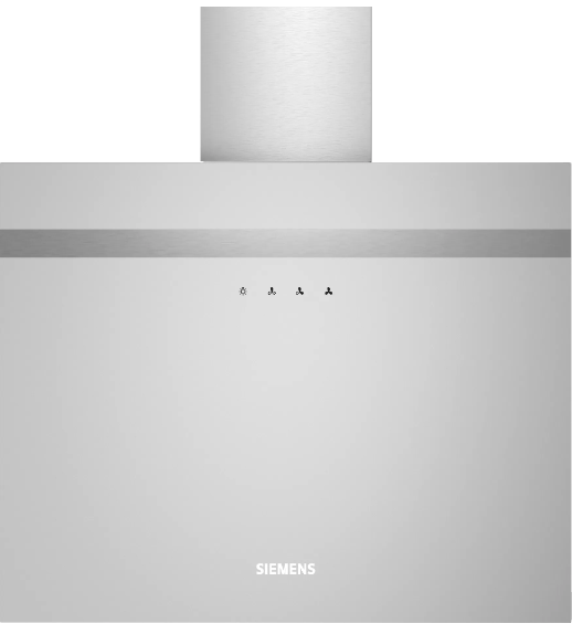 Q300 Duvar Tipi Davlumbaz 60 cm clear glass titanium printed,LC65FCJ70T