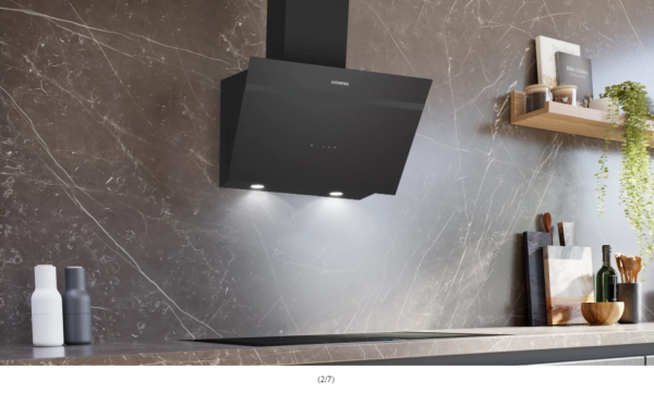 iQ300 Duvar Tipi Davlumbaz 60 cm Beyaz Cam Yüzey - LC66KPJ60T