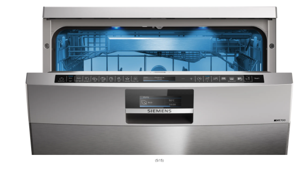 iQ700 Solo Bulaşık Makinesi 60 cm Fırçalanmış çelik parmak izi tutmaz - SN27YI82DT