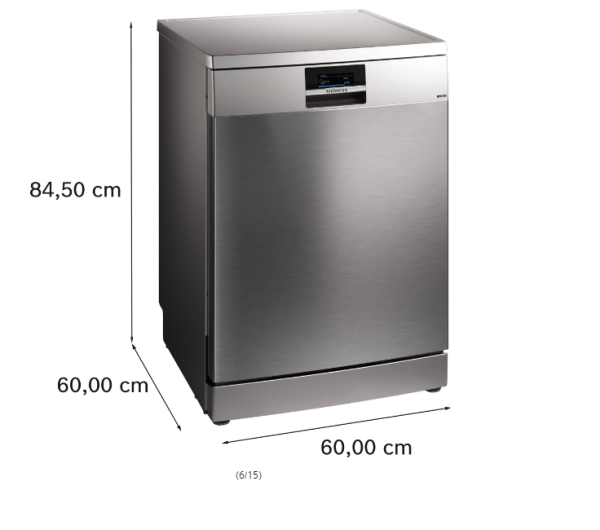 iQ700 Solo Bulaşık Makinesi 60 cm Fırçalanmış çelik parmak izi tutmaz - SN27YI82DT