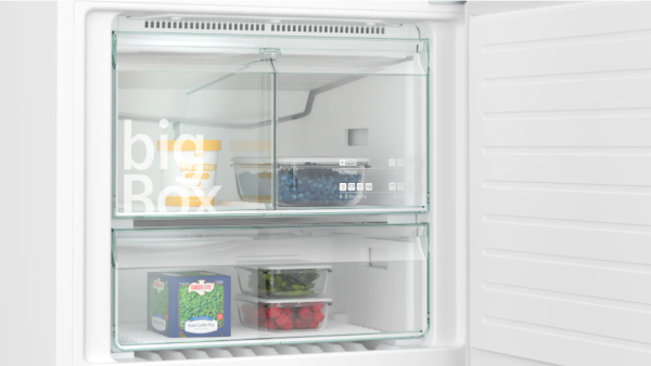 iQ500 Alttan Donduruculu Buzdolabı 186 x 75 cm Beyaz- KG76NCWE0N