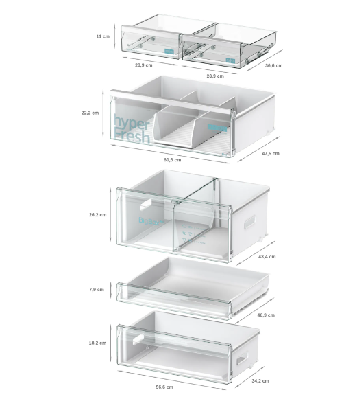 iQ700 Alttan Donduruculu Buzdolabı 186 x 75 cm Beyaz - KG76PAWC0N