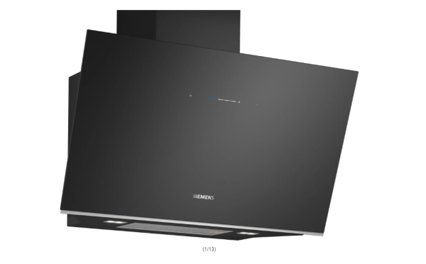 iQ700 Duvar Tipi Davlumbaz 90 cm Siyah Cam - LC91KLT60