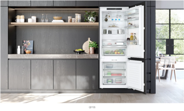 iQ500 Alttan Donduruculu Ankastre Buzdolabı 193.5 x 70.8 cm softClosing Düz Menteşe - KB96NADD0