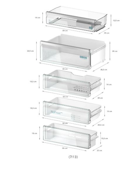 iQ500 Alttan Donduruculu Ankastre Buzdolabı 193.5 x 70.8 cm softClosing Düz Menteşe - KB96NADD0