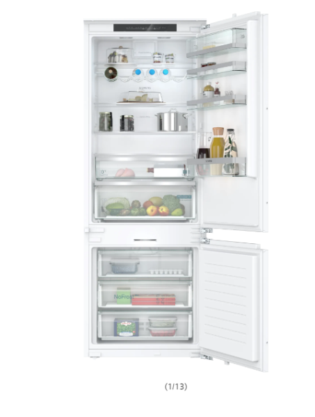 iQ500 Alttan Donduruculu Ankastre Buzdolabı 193.5 x 70.8 cm softClosing Düz Menteşe - KB96NADD0