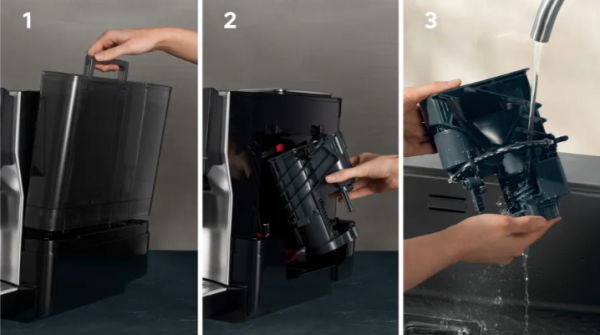 Tam Otomatik Kahve Makinesi EQ700 integral Paslanmaz çelik, Çıkarılabilir su tankı - TQ713R03