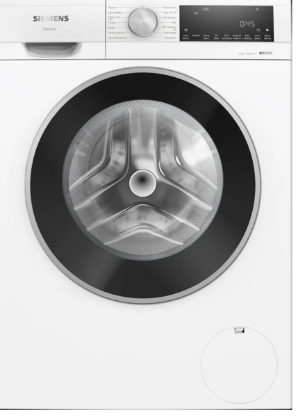 iQ300 Çamaşır Makinesi 10 kg 1200 dev./dak., Beyaz -  WG52A202TR