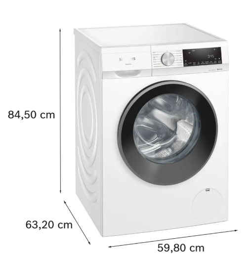 iQ500 Çamaşır Makinesi 10 kg 1200 dev./dak., Gümüş - WG52K2ZXTR