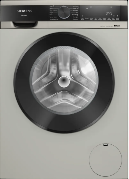 iQ300 Çamaşır Makinesi 9 kg 1200 dev./dak., Gümüş - WG42A2ZXTR