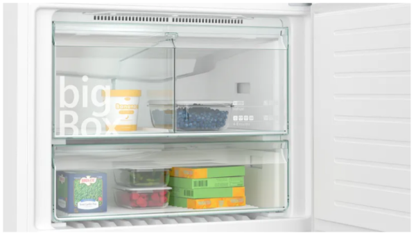 iQ500 Alttan Donduruculu Buzdolabı 186 x 86 cm Beyaz, Total noFrost-  KG86NCWE0N