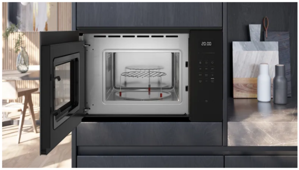 iQ500 Built-In Microwave with grill Siyah-  BE525LMB2