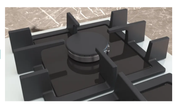 iQ300 Gazlı Ocak 60 cm Sert cam, Beyaz - EN6B2NP40O