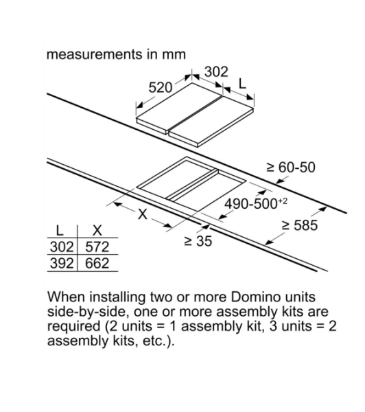 iQ700 Gazlı Domino Ocak 30 cm Seramik, Siyah