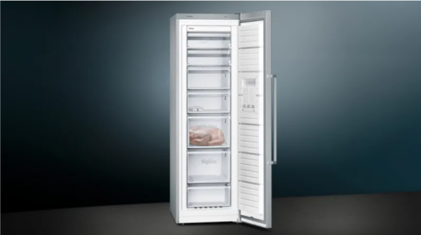 iQ300 Solo Derin Dondurucu 186 x 60 cm Kolay temizlenebilir Inox- GS36NVIE0N