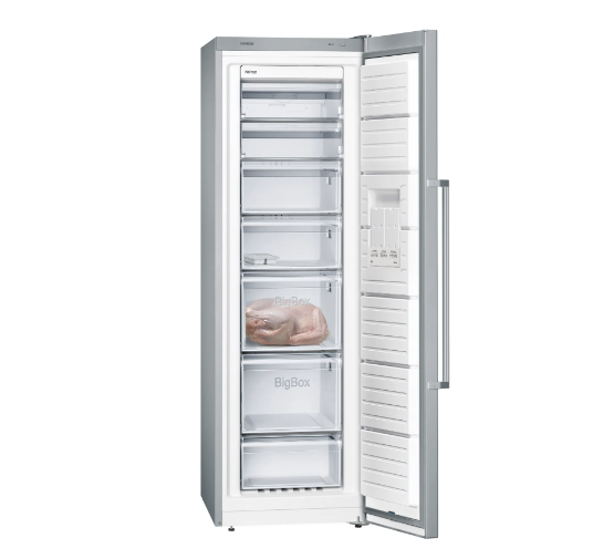 iQ300 Solo Derin Dondurucu 186 x 60 cm Kolay temizlenebilir Inox- GS36NVIE0N