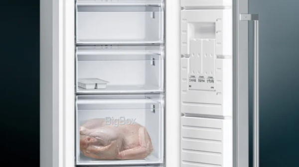 iQ300 Solo Derin Dondurucu 186 x 60 cm Kolay temizlenebilir Inox- GS36NVIE0N