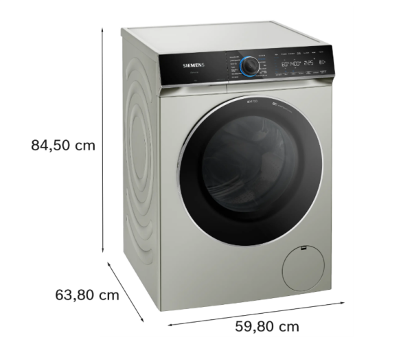 iQ700 Çamaşır Makinesi 10 kg maks. 1400 dev./dak., Gümüş -  WG54B2ASTR