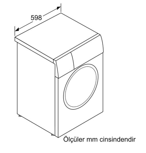iQ700 Çamaşır Makinesi 10 kg maks. 1400 dev./dak., Gümüş -  WG54B2ASTR