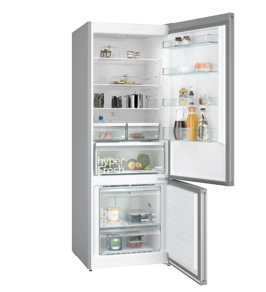 iQ300 Alttan Donduruculu Buzdolabı 193 x 70 cm Kolay temizlenebilir Inox - KG56NXIE0N