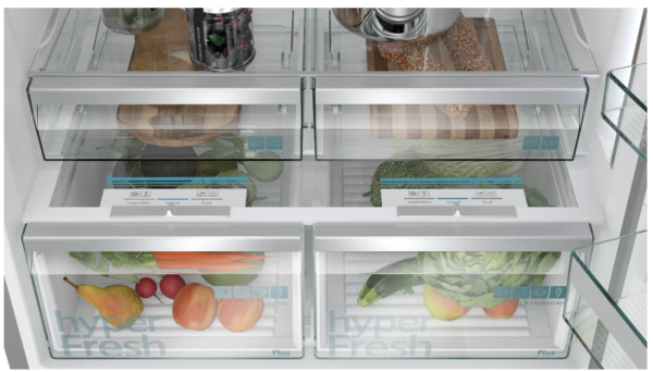 iQ700 Alttan Donduruculu Buzdolabı 186 x 86 cm Kolay temizlenebilir Inox - KG86PFIC0N