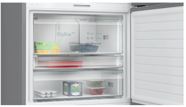 iQ700 Alttan Donduruculu Buzdolabı 186 x 86 cm Kolay temizlenebilir Inox - KG86PFIC0N