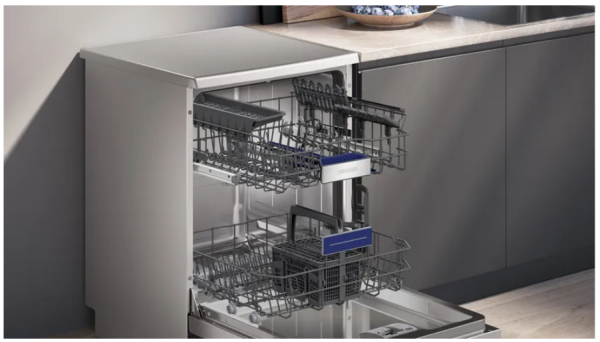 iQ500 Solo Bulaşık Makinesi 60 cm Kolay Temizlenebilir Inox - SN15EI00KT