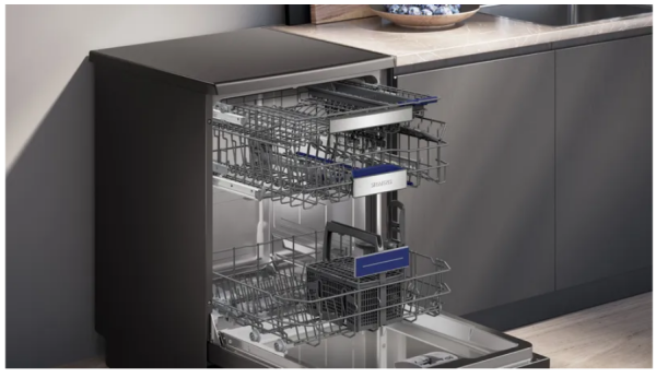 iQ500 Solo Bulaşık Makinesi 60 cm darkSteel Line - SN15EC00NT