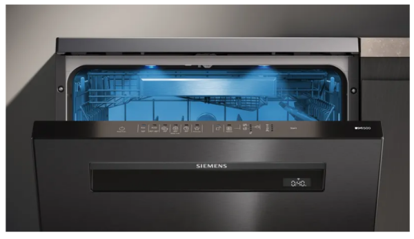 iQ500 Solo Bulaşık Makinesi 60 cm darkSteel Line - SN15EC00NT