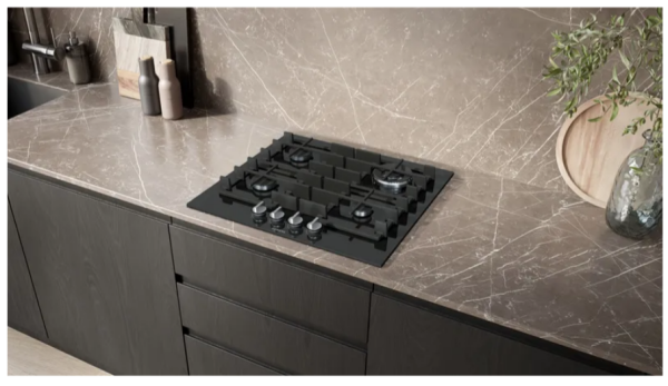 iQ500 Gazlı Ocak 60 cm Sert cam, Siyah - EP6A6HI40O