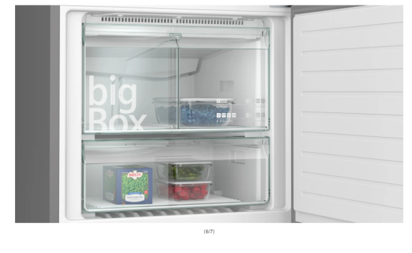 iQ500 Alttan Donduruculu Buzdolabı 186 x 75 cm BlackSteel - KG76NCXE0N