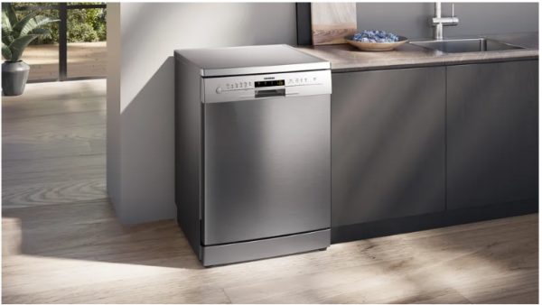 iQ100 Solo Bulaşık Makinesi 60 cm Paslanmaz çelik parmak izi tutmaz- SN216I00DT