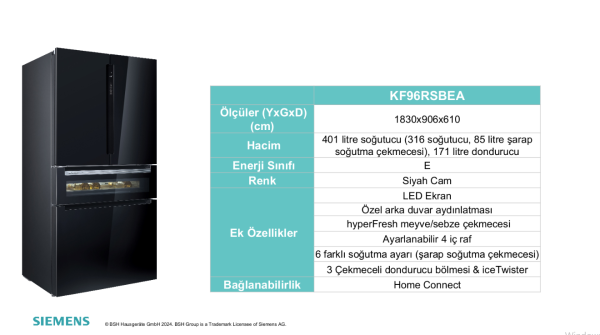 iQ700 glassDoo r Buzdolabı - KF96RSBEA