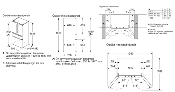 iQ700 glassDoo r Buzdolabı - KF96RSBEA