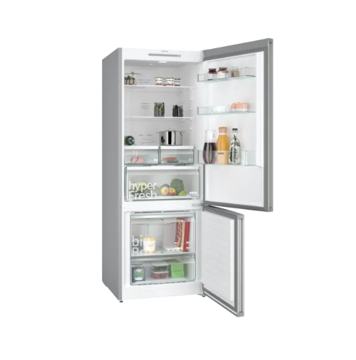 iQ300 Alttan Donduruculu Buzdolabı 186 x 70 cm Kolay temizlenebilir Inox - KG55NVIE0N