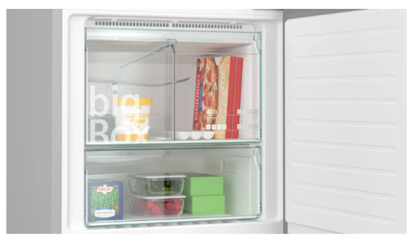 iQ300 Alttan Donduruculu Buzdolabı 186 x 70 cm Kolay temizlenebilir Inox - KG55NVIE0N